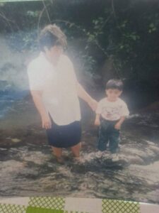 Young Oscar with Grandmother